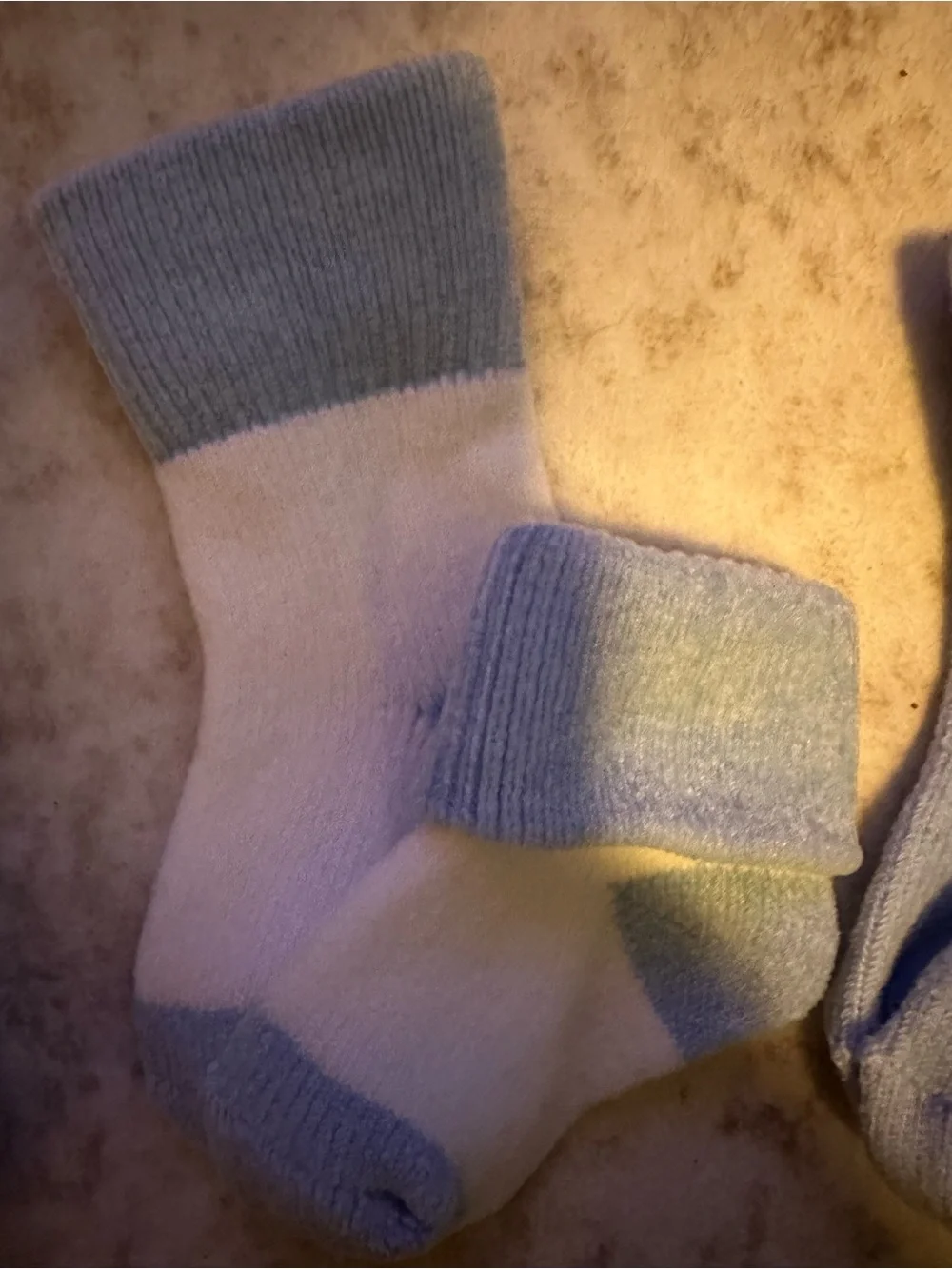 5 Pairs of Infant Socks Thick and Fuzzy- size 6-12 months